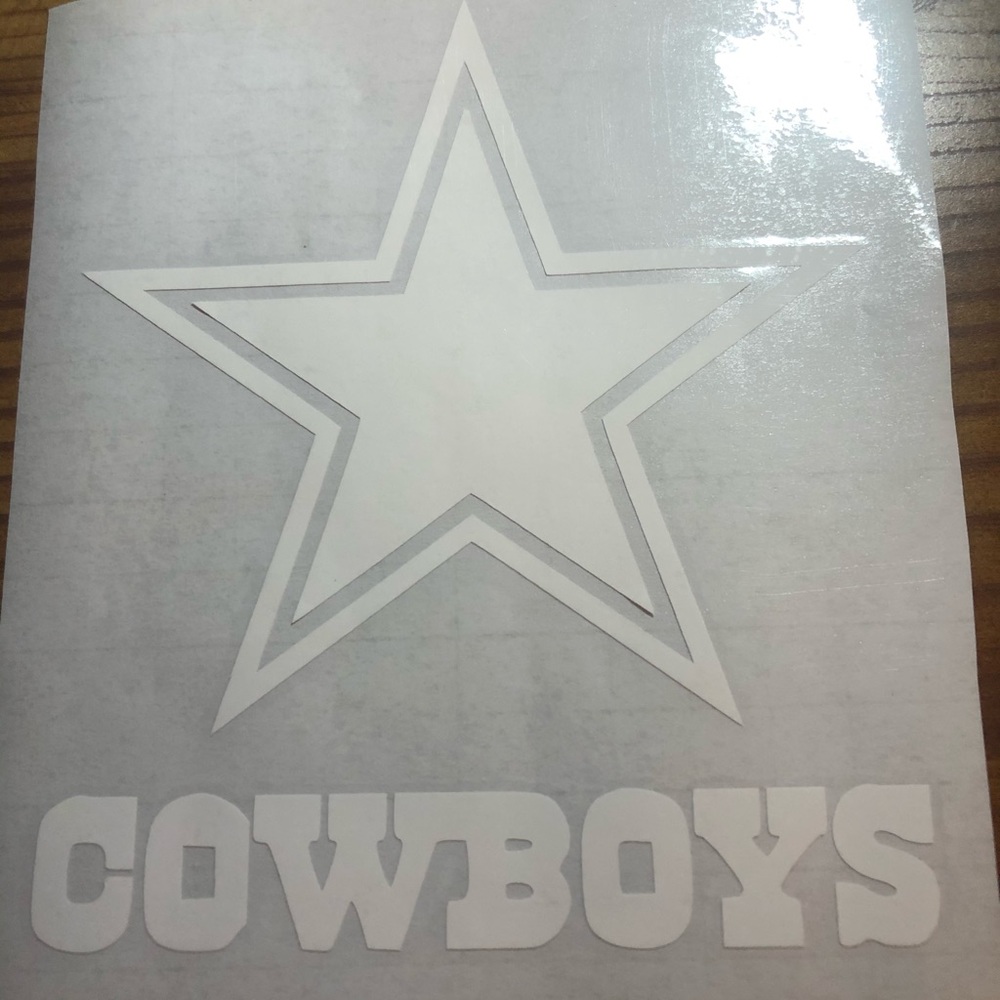 Cowboys Vinyl Decal